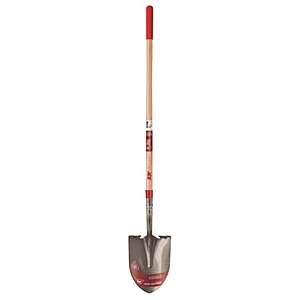 58" Ace Hardware Steel Square or Round Digging Shovel w/ Wood Handle