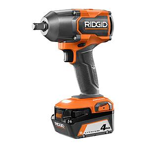 $141 FPU or $146 FS Factory Blemished  RIDGID 18V Brushless 1/2" Mid-Torque Impact Wrench Kit Direct Tools Outlet