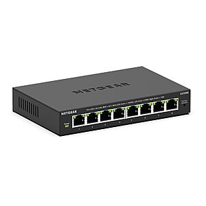 AMAZON FS PRIME or at NETGEAR 8-Port Gigabit Ethernet Easy Smart Managed Essentials Switch (GS308E) - Home Net