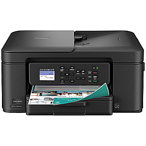 $80 FS OFFICE DEPOT, AMAZON, Best Buy Staples, more Brother Work Smart MFC-J1360DW WIFI Color Inkjet Printer, AIO Print/Scan/Copy, w 2 side printing (GENERIC INK COMP'BLE)