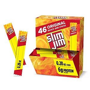 $8.83 S&S Q AMAZON Slim Jim Snack Size Meat Sticks 46-Count