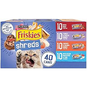Purina Friskies Shreds Wet Cat Food Variety Pack
