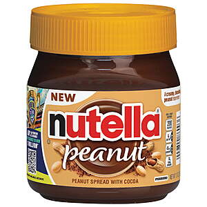 13-oz Nutella Peanut Spread w/ Cocoa + $2 Walmart Cash