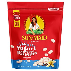 $2.95 Free Pick Up TARGET Sun-Maid Vanilla Yogurt Raisins - 8oz