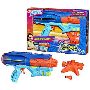 $10.95 FS Walmart+ or pick up Nerf Super Soaker Power Drench Water Blaster, Water Toys, 8+