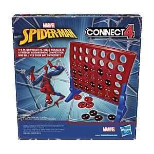 $13 AMAZON Hasbro Gaming Connect 4 Marvel Spider-Man Edition, Strategy Board Game for 2 Players, Ages 6 and Up (Amazon Exclusive)