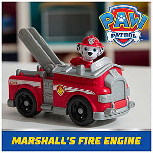 $9.87 FS WALMART+ or Pick Up  PAW Patrol Fire Truck with Collectible Marshall Figure, Sustainably Minded Toys for Kids Ages 3+