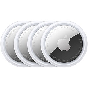 $89.99 ($85.49 w red card)  TARGET Apple AirTag (4 Pack) (2nd generation)