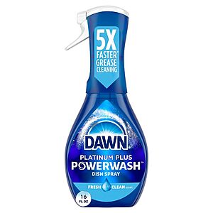 $1.99 ac TARGET PICK UP Dawn Platinum Powerwash Dish Spray, Dish Soap Refill - Fresh - 16oz