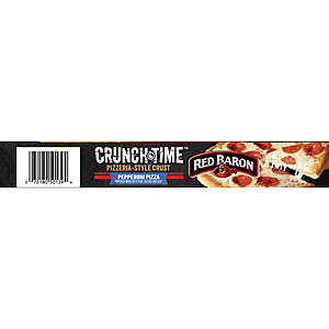 $5.74 get $2 Walmart Cash Limit 5 Red Baron CRUNCHTIME Pepperoni Frozen Microwave Pizza, 14.88 oz