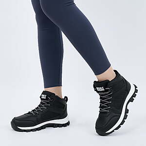 $31.89 FS WALMART+ by Ecetana Women's Waterproof Hiking Boots Lightweight Sneakers Walking Outdoor Non-Slip Trekking Boot (choice of 3 colors)