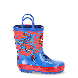 $10.80 FS WALMART+ size 5-6T Only Spiderman Toddler Boys Rain Boots