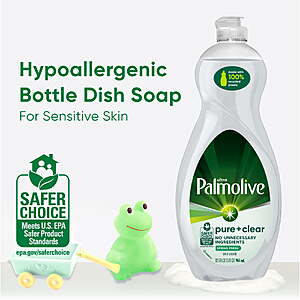 2/$6.36 get $2.50 Walmart Cash Palmolive Ultra Pure + Clear Liquid Dish Soap, Spring Fresh Scent, 32.5 fl oz (pick up or delivery order)