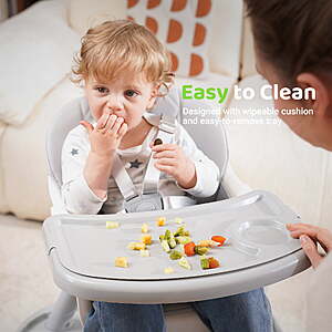 $67.68 FS WALMART MARKETPLACE: Babyeap 8-in-1 Baby High Chair, Feeding Chair, Table & Chair Set, Convertible Design for Babies & Toddlers,