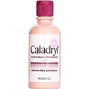 $4.77 S&S CLip Q Caladryl Calamine Lotion for Itching, Insect Bites & Poison Ivy, 6 Fl Oz