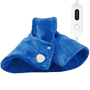 $21.88 FS WALMART+ by Cowin Electric Heat Pad for Neck and Shoulders, Heating Pad with 4 Heat Settings & Auto Shut Off, Machine Washable Heating Pad,