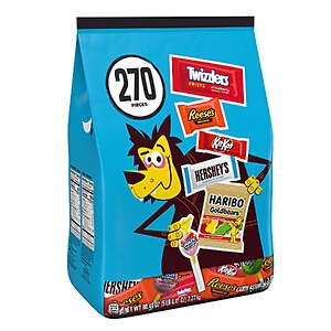 $30 Shipped Walmart+ or Pick Up Hershey Assorted, Halloween Candy Bulk Bag, 80.41 oz (270 Pieces)