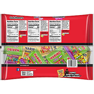 $5.84 FS WALMART+, $5.03 Target with 20% Circle Q Pick Up HARIBO Trick or Treat Trio Halloween Gummy Candy Mini Pouches, 45ct