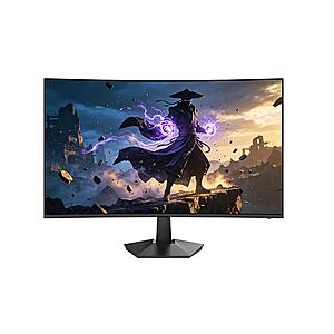 $115 FS Staples Sansui G-Series 27" Curved FHD VA 200Hz LED AMD Free-Sync Gaming Monitor,