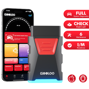 $31.99 FS WALMART by GOOLOO DS100 OBD2 Scanner Bluetooth, Full System Car Diagnostic Tool for iOS & Android,