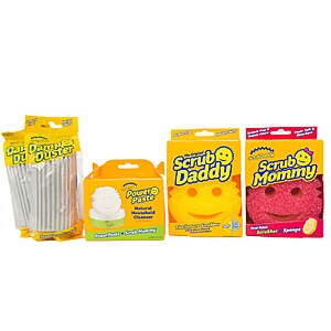 $14.09 FS WALMART+ or Pick Up where available: Scrub Daddy Power Cleaning Kit Cleaning Sponges, 5 Count