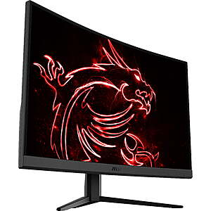 $130 FS WALMART MSI Optix G32C4W 32 inch Curved 1920x1080 HDMI DP 165Hz 1ms FreeSync LCD Gaming Monitor