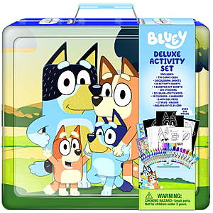 200+ Pc Bluey Deluxe Activity Art Set w/ Metal Carrying Case $17.40 + Free Pickup
