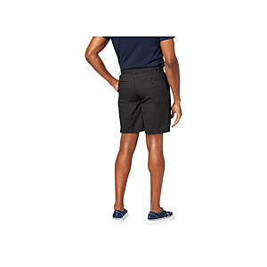 $7.90 FS WALMART+ Men's Dockers Straight Fit Stretch Twill Shorts (Black) $7.90 in sizes 36, 40, 42, 44