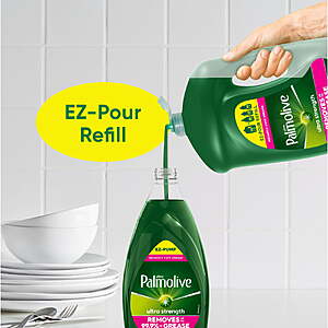 $7.98 get $3 Walmart Cash limit 1 Palmolive Ultra Strength Liquid Dish Soap, Grease Cutting, 70 fl oz EZ-Pour Refill