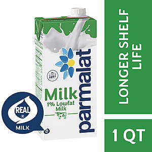 $1.98 (REGIONAL PRICE) Walmart Parmalat 1% Lowfat Milk, 32 fl oz (Shelf-Stable)
