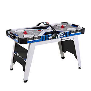 $119 FS WALMART 54" Air Hockey Table Set, Overhead Electronic Scorer, 2 Pushers, 2 Pucks, by MD Sports