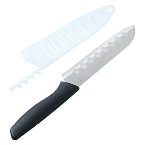 $1.97 Walmart (REGIONAL) Mainstays 5" Stainless Steel Santoku Kitchen Knife Black with Sheath