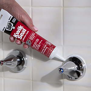 $5.78 WALMART DAP Kwik Seal 5.5 oz White Adhesive Kitchen and Bath Acrylic Latex Caulk