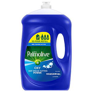$7.98 get $3 Walmart Cash Limit 1 Palmolive Ultra Oxy Liquid Dish Soap, Grease Cutting, 70 fl oz EZ-Pour Refill Bottle