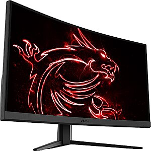 $119.99 FS WALMART MSI Optix G32C4W 32 inch Curved 1920x1080 HDMI DP 165Hz 1ms FreeSync LCD Gaming Monitor