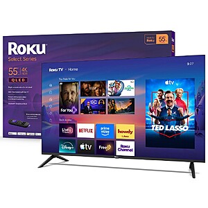 Target 11/5-11/7 only with 20% MILITARY DISCOUNT $207.99  Roku 55" Select Series 4K QLED HDR Smart Roku TV with Voice Remote