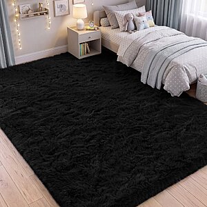 YEAH BABY! Shag Carpet Area Rugs by Nefoso $29.89 and up! FS WALMART+ (or $35)