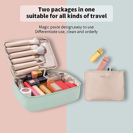 Cosmetic/Toiletries 2 Piece Travel Tote for Men or Women $6.09 Prime Ship
