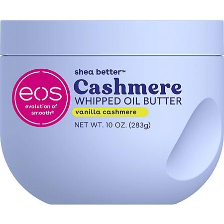 eos Cashmere Whipped Oil Body Butter, Vanilla Cashmere, For Dry Skin, Rich Formula and Deep Hydration, Body Care, 10 oz TWO for $24.65 S&S, get $10 AMZ Credit at Amazon