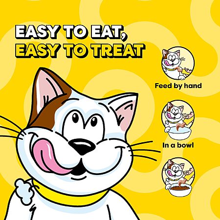 Temptations  Lickable Cat Treats, Wet Cat Treats with Beef, Salmon, Chicken, and Tuna Variety Pack, 0.42 oz. Tubes, 48-72 Count  $14.31-$23.57 or less S&S $8 off Q