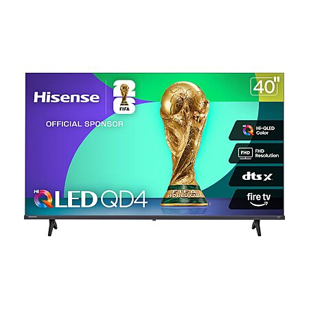 Amazon Hisense 40" QD4 Series Hi-QLED Full HD Smart Fire TV - Quantum Dot Color, DTS Virtual:X
