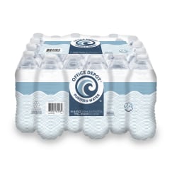 24 Pack 16 9oz Office Depot Purified Bottle Water