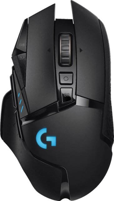 Logitech - G502 Lightspeed Wireless Optical Gaming Mouse with RGB Lighting - Black - $119