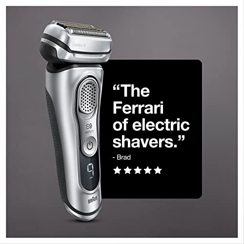 Braun Electric Razor for Men With Precision Beard Trimmer, Rechargeable, Wet & Dry Foil Shaver, Clean & Charge Station & Travel Case, Silver, 3 Piece Set $229.94
