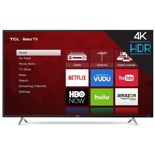 Amazon TCL 55S405 55 inch 4K HDR Smart Roku LED TV $369.99