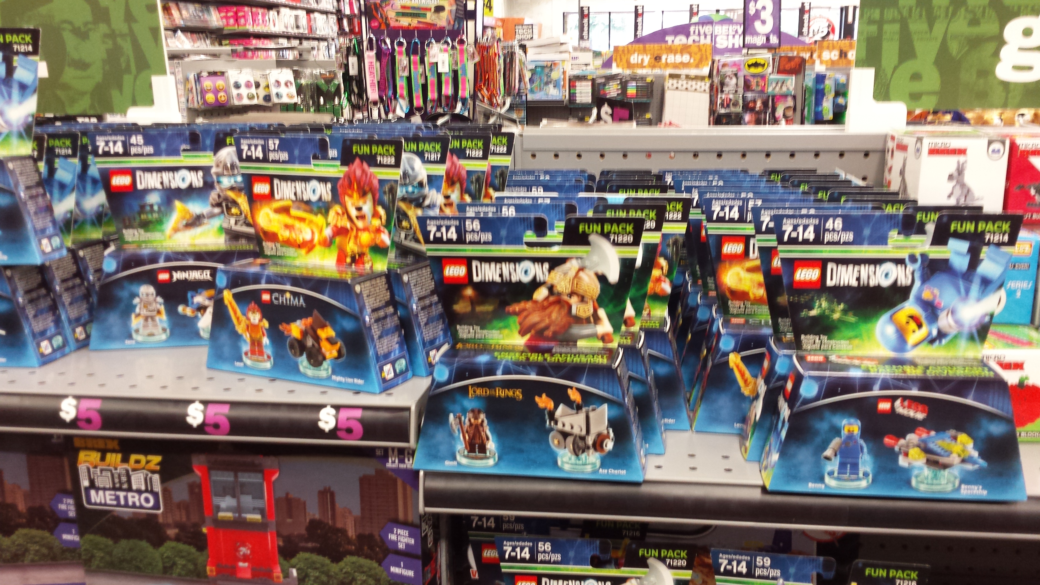 Lego Dimensions Fun packs 5 Five Below B&M, YMMV