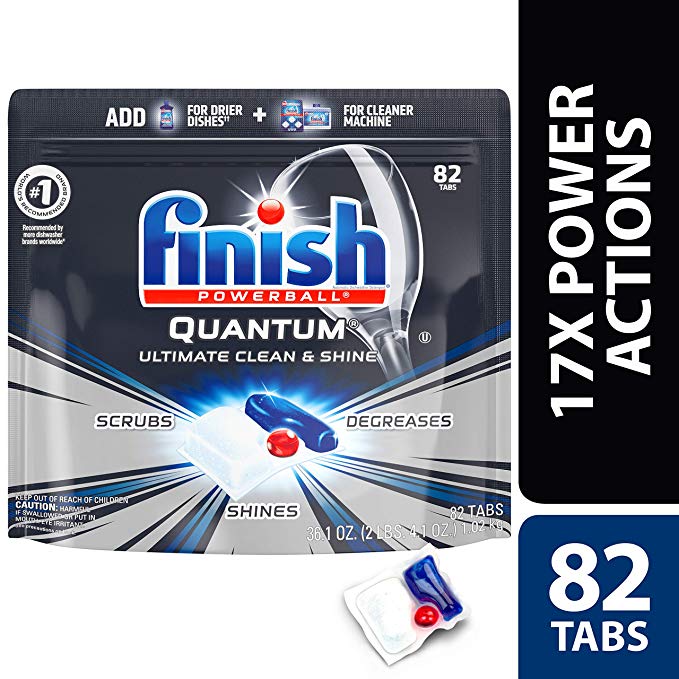 Amazon: 82-ct. Finish Quantum Dishwasher Detergent Tabs ...