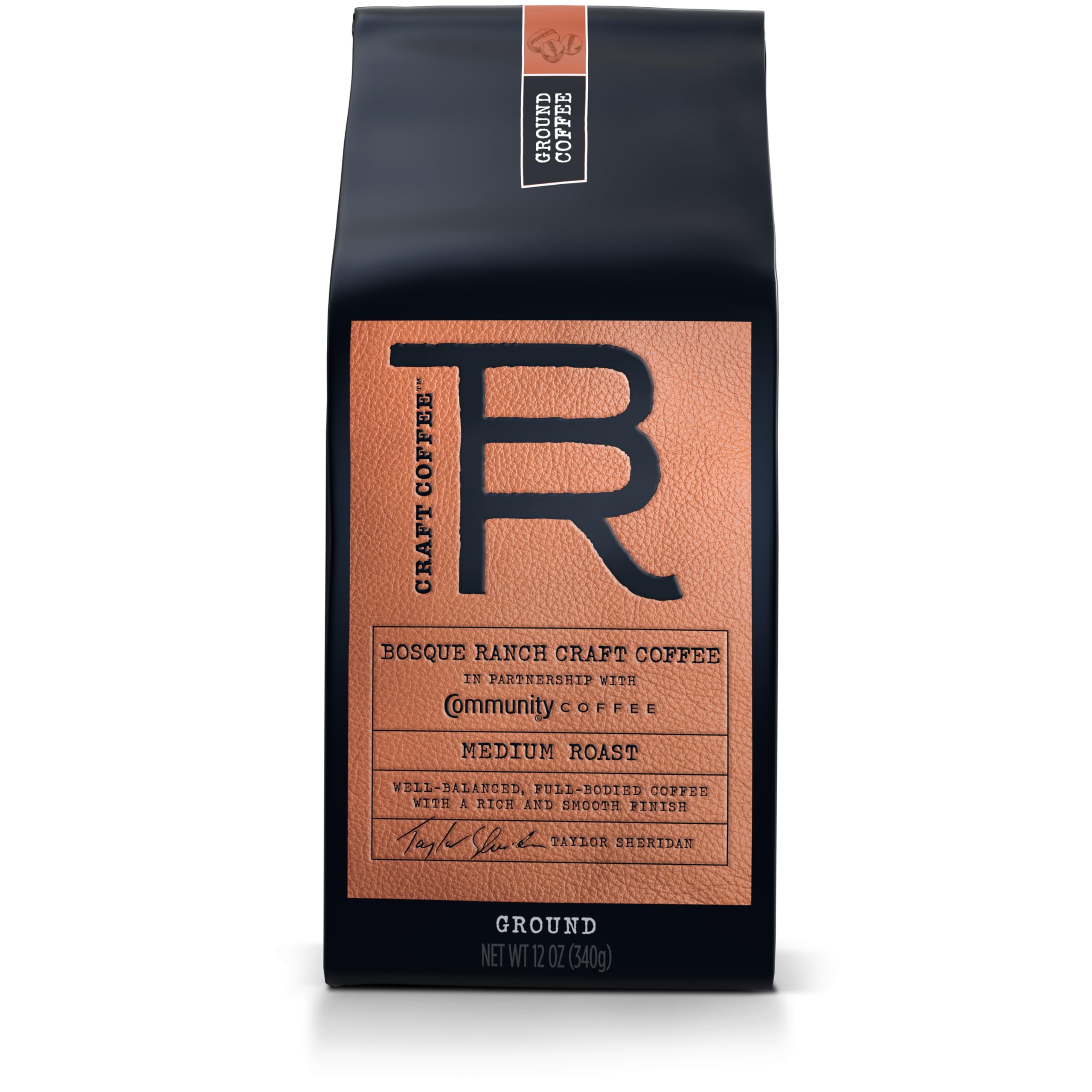 Save 28% on Bosque Ranch Craft Coffee™ Ground From Taylor Sheridan, 12 Ounce Bag (Exp 4/30) $10.03