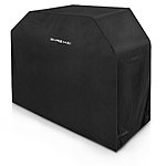 SHINE HAI 64-Inch BBQ Grill Cover, Waterproof 600D Heavy Duty Gas Grill Cover for Weber Brinkmann, Char Broil, Holland and Jenn Air, Black $12.49