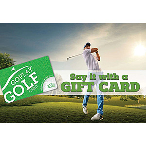$50 Go Play Golf Gift Card for $35.10 - Discount Code ADVENTURE22 Can redeem as gift card @worldwidegolfshops.com
